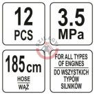 Olajnyomásmérő készlet 12 részes