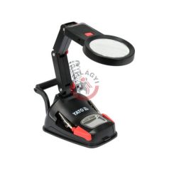 Forrasztó állvány nagyítóval és LED lámpával