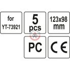 Külső védőplexi YT-73921-hez (5db/cs)
