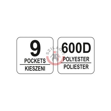 Szerszámostáska 30,4x19x22,5cm