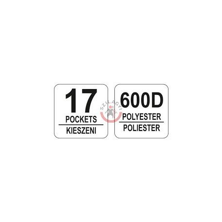 Szerszámostáska 22" 33x21x33,5cm