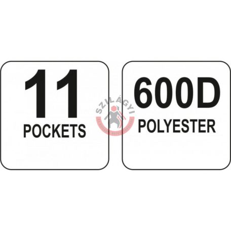 Szerszámostáska 22" 11 zsebes