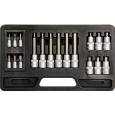   Rátűzőkulcs készlet IMBUSZ 1/4" 1/2" 18 részes