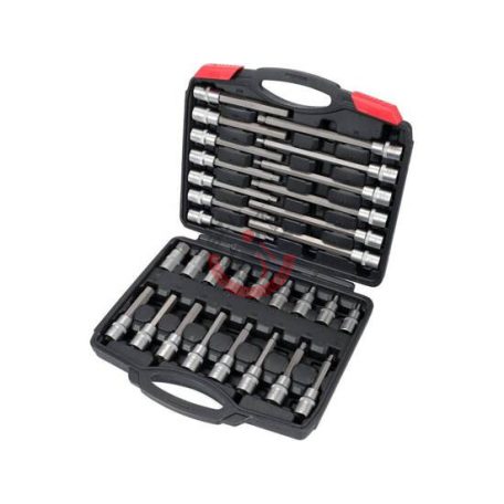 Rátűzőkulcs készlet 30 részes 1/2"