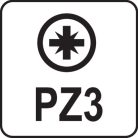 Impact bithegy PZ3 x 50 mm (2 db/cs)