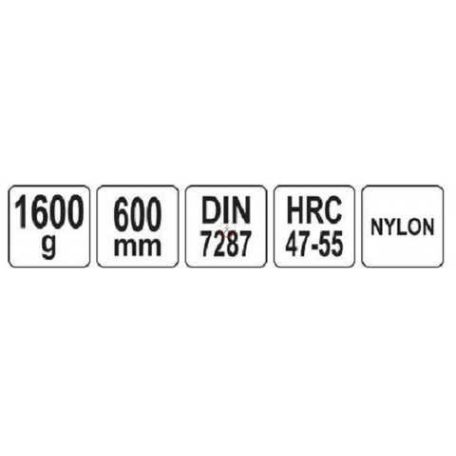 Hasító fejsze, üvegszálas nyél 1600gr 60cm