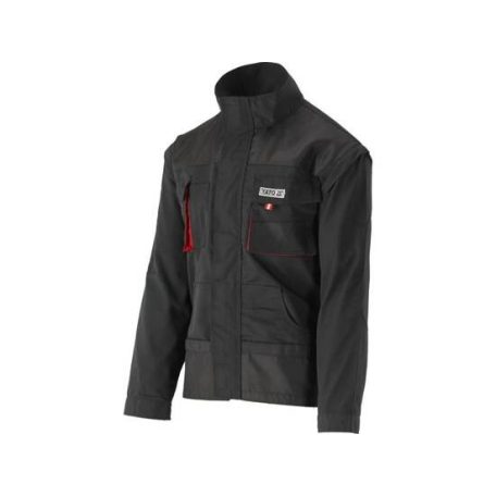 DUERO munkavédelmi kabát fekete-piros 2XL