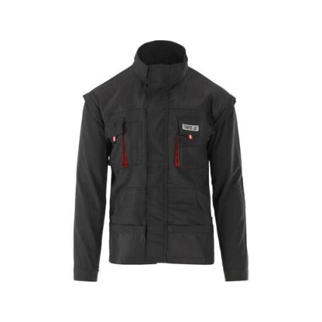 DUERO munkavédelmi kabát fekete-piros 2XL