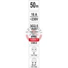Kábeldob 3x2,5 mm 50 m IP 44