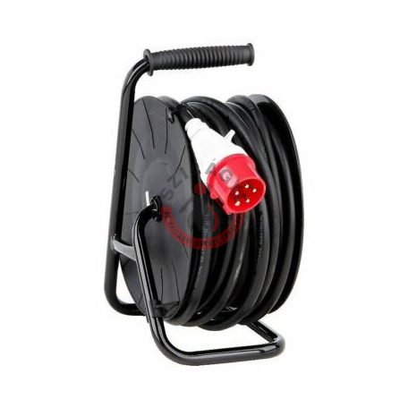 Hosszabító kábeldob 5x2,5 mm 240/400 V IP44 25m