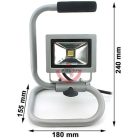 Hordozható LED reflektor 10W