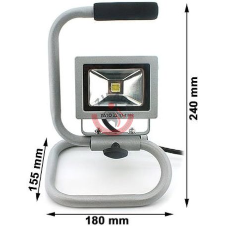 Hordozható LED reflektor 10W