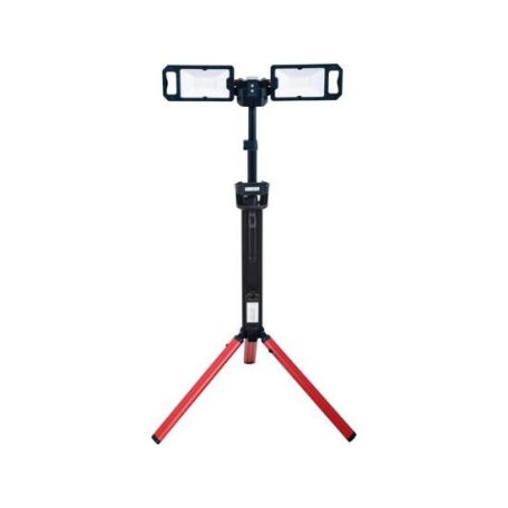 Akkus LED dupla reflektor állvánnyal 5000 lm, 96-180cm