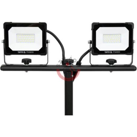 Elektromos állványos LED dupla reflektor 3800 lumen 2x 20 W