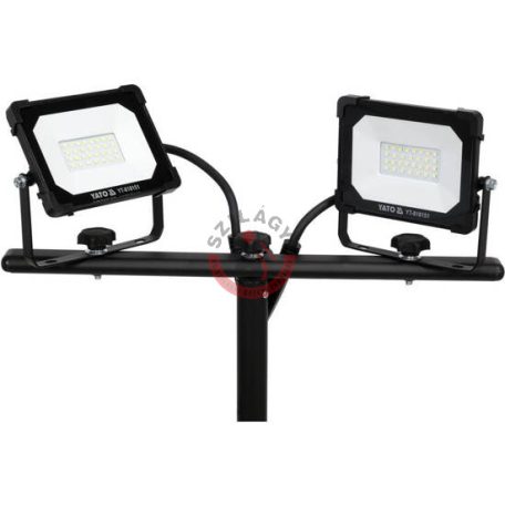 Elektromos állványos LED dupla reflektor 3800 lumen 2x 20 W