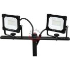 Elektromos állványos LED dupla reflektor 3800 lumen 2x 20 W