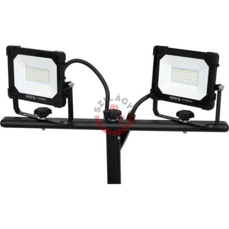 Elektromos állványos LED dupla reflektor 3800 lumen 2x 20 W
