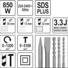 SDS-Plusz fúrókalapács 850W