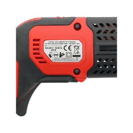 Polisztirol hőkés 250W 200mm