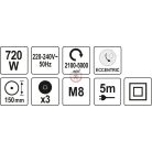Polírozógép 720W