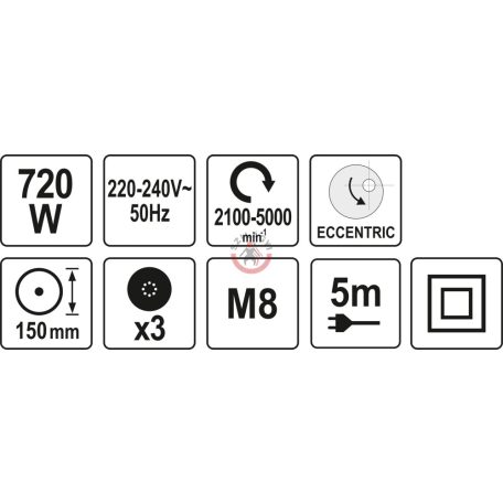 Polírozógép 720W
