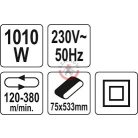Elektromos szalagcsiszoló 1010W 75x533mm