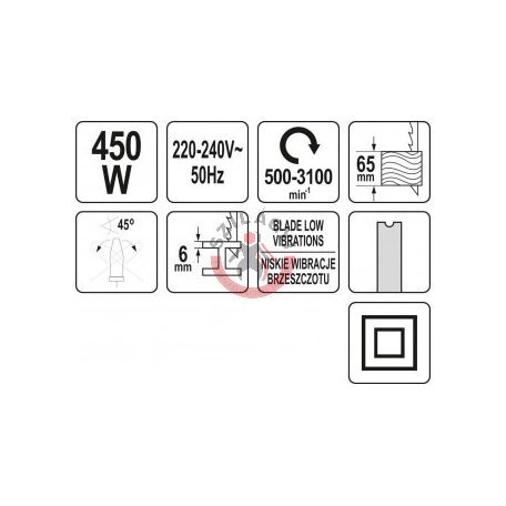 Dekopírfűrész rezgéscsillapítóval 450W