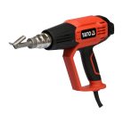 Elektromos hőlégfúvó tartozékokkal LCD kijelzővel 1600w 50-650°C