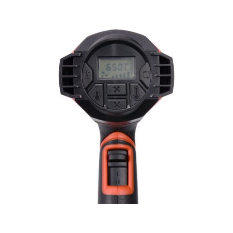 Elektromos hőlégfúvó tartozékokkal LCD kijelzővel 1600w 50-650°C