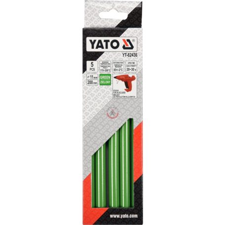Ragasztó stift 11x200mm zöld 5db