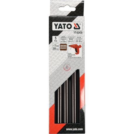 Ragasztó stift 11x200mm barna 5db