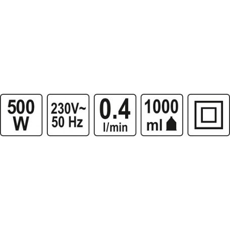 Elektromos festékszórópisztoly 500W