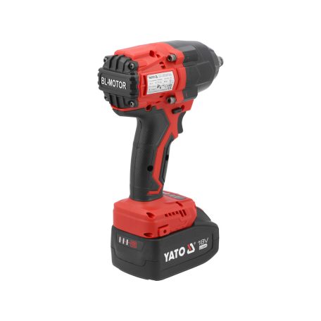 Akkus ütvecsavarozó 1/2" 800 Nm szénkefe nélkül 18 V (2 x 4,0 Ah akku + töltő)