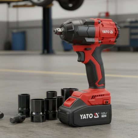 Akkus ütvecsavarozó 1/2" 800 Nm szénkefe nélkül 18 V (2 x 4,0 Ah akku + töltő)