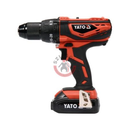 Akkus ütve fúrócsavarozó 18 V Li-ion 2,0 Ah fém tokmány