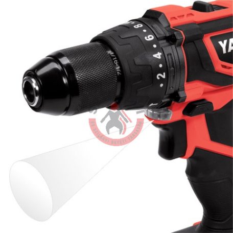 Akkus ütve fúrócsavarozó 18 V Li-ion 2,0 Ah fém tokmány