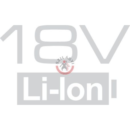 Akkus ütvefúró-csavarozó 75Nm 18 V Li-Ion (2 x 3 Ah akku + töltő) szénkefementes