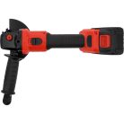 Akkumulátoros sarokcsiszoló szénkefementes 125 mm 18 V ( 4 Ah akku + 2 Ah töltő)