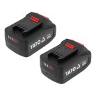 Akkus sarokcsiszoló 18 V Li-Ion 125mm 4,0Ah akku+töltő