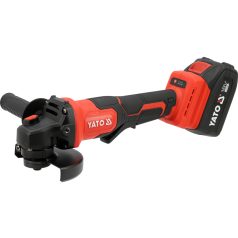   Akkumulátoros sarokcsiszoló szénkefementes 125 mm 18 V ( 4 Ah akku + töltő)