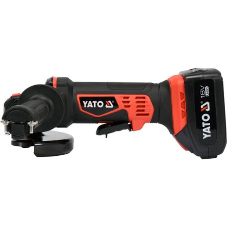 Akkus sarokcsiszoló 18V Li-ion 125 mm 2x3,0Ah akku+töltő