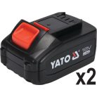 Akkus sarokcsiszoló 18V Li-ion 125 mm 2x3,0Ah akku+töltő