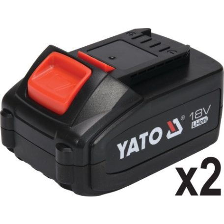 Akkus sarokcsiszoló 18V Li-ion 125 mm 2x3,0Ah akku+töltő