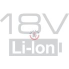 Akkus lombnyíró 18 V Li-Ion 2,0Ah akku+töltő 207-274 cm