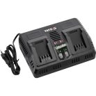 Dupla akkumulátor töltő gépekhez 18 V