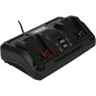 Dupla töltő 18V-os akkurendszerhez