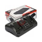 Dupla töltő 18V-os akkurendszerhez