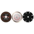 Akkumulátoros mini sarokcsiszoló 12V (akku és töltő nélkül)