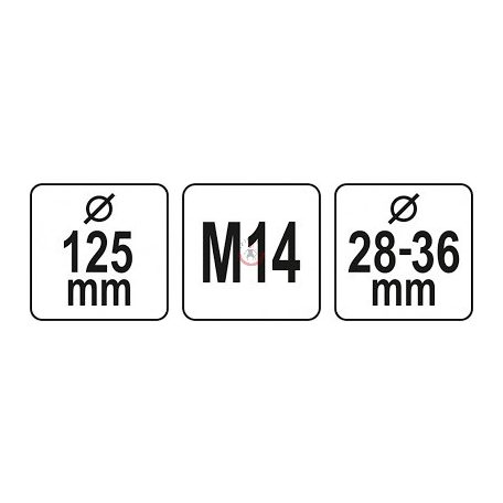 Sarokcsiszoló porelszívó adapter csiszoláshoz 115/ 125 mm