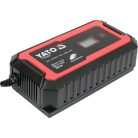 Akkumulátor töltő 6/12 V 2/10 A max. 200 Ah LCD kijelző